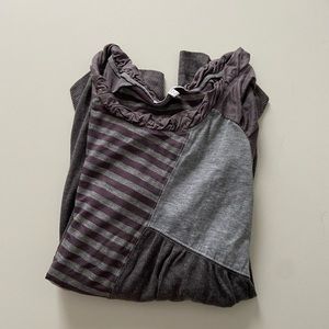 Mystree women’s 200s style 3/4 sleeve colour block shirt